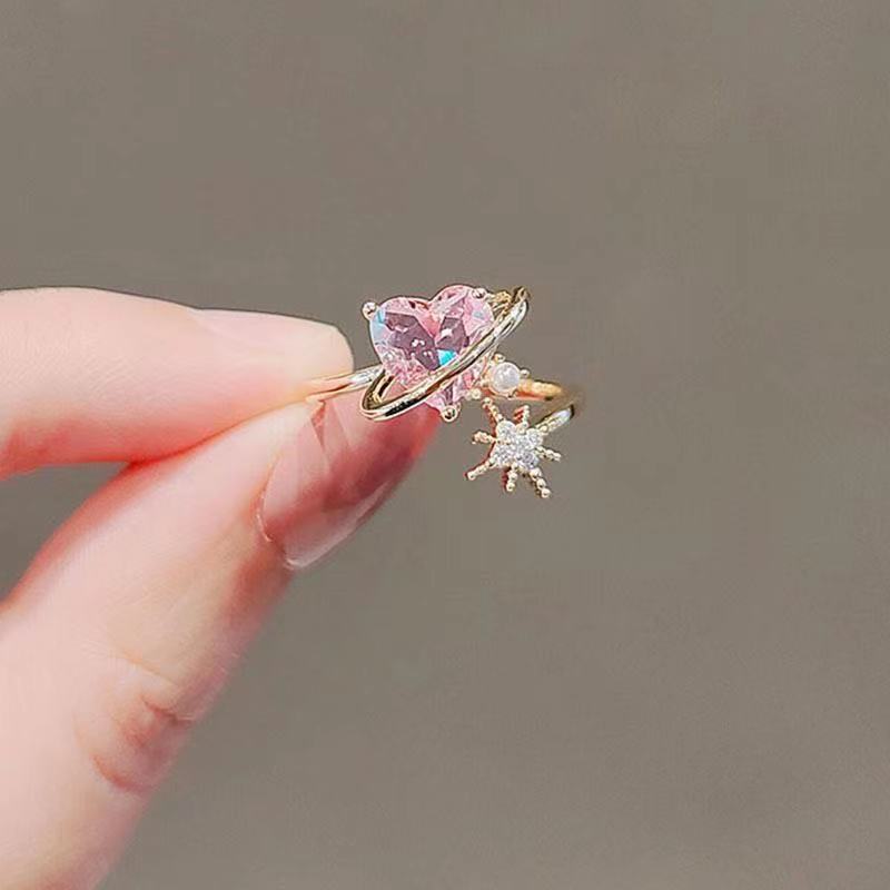 Elegant Light Luxury Niche Sweet Girl Ring