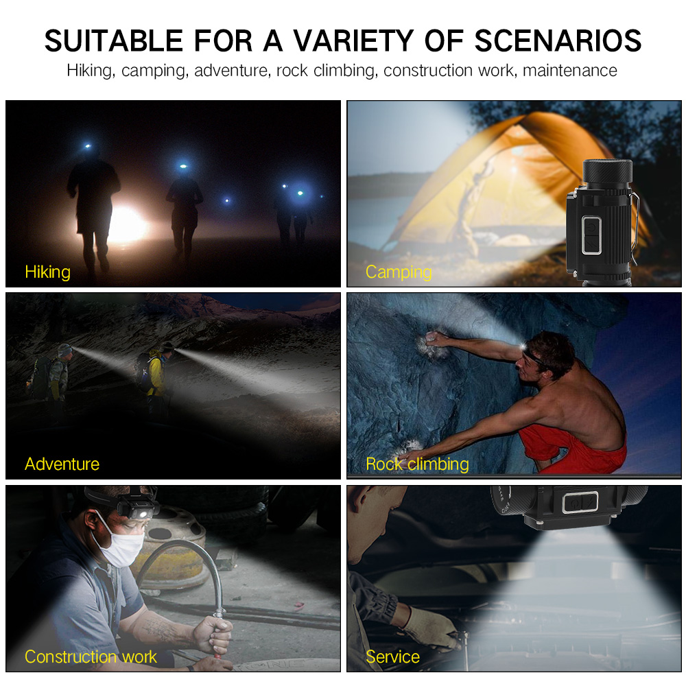 900000lm LED Headlamp Head Torch Hunting Light Flashlight — image 6