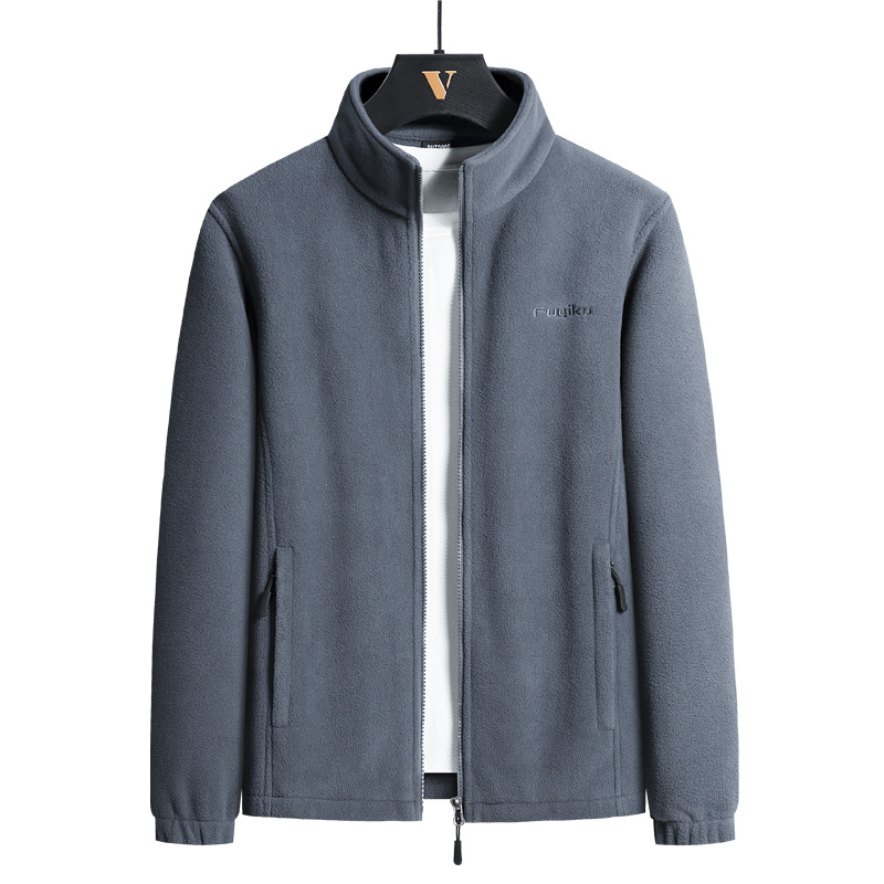 Loose Fleece Jacket For Middle-aged And Elderly People