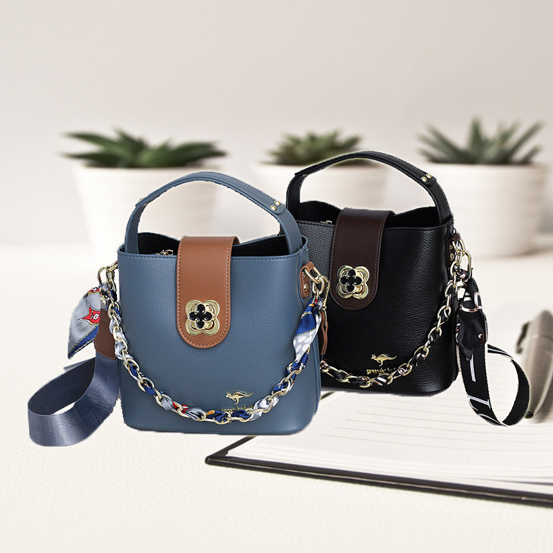 Temperament Bucket Bag Handbag Broadband Shoulder