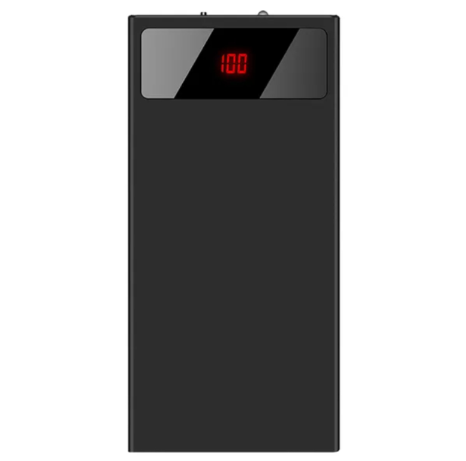 20000mAh Power Bank Ultra Thin External Battery Pack Phone Charger Dual USB Flashlight Battery Remain Display