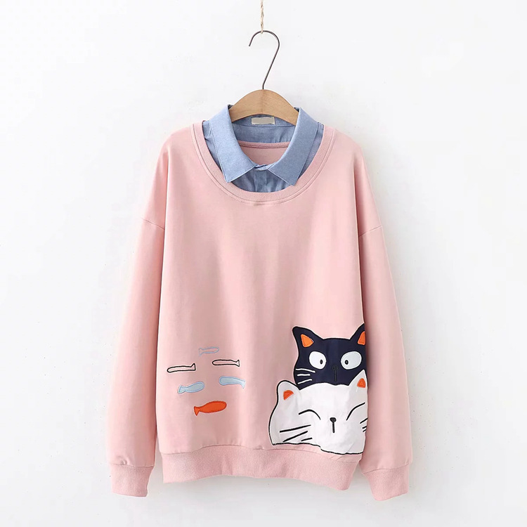 Title 4, Kindlicher Katzen-Langarmpullover