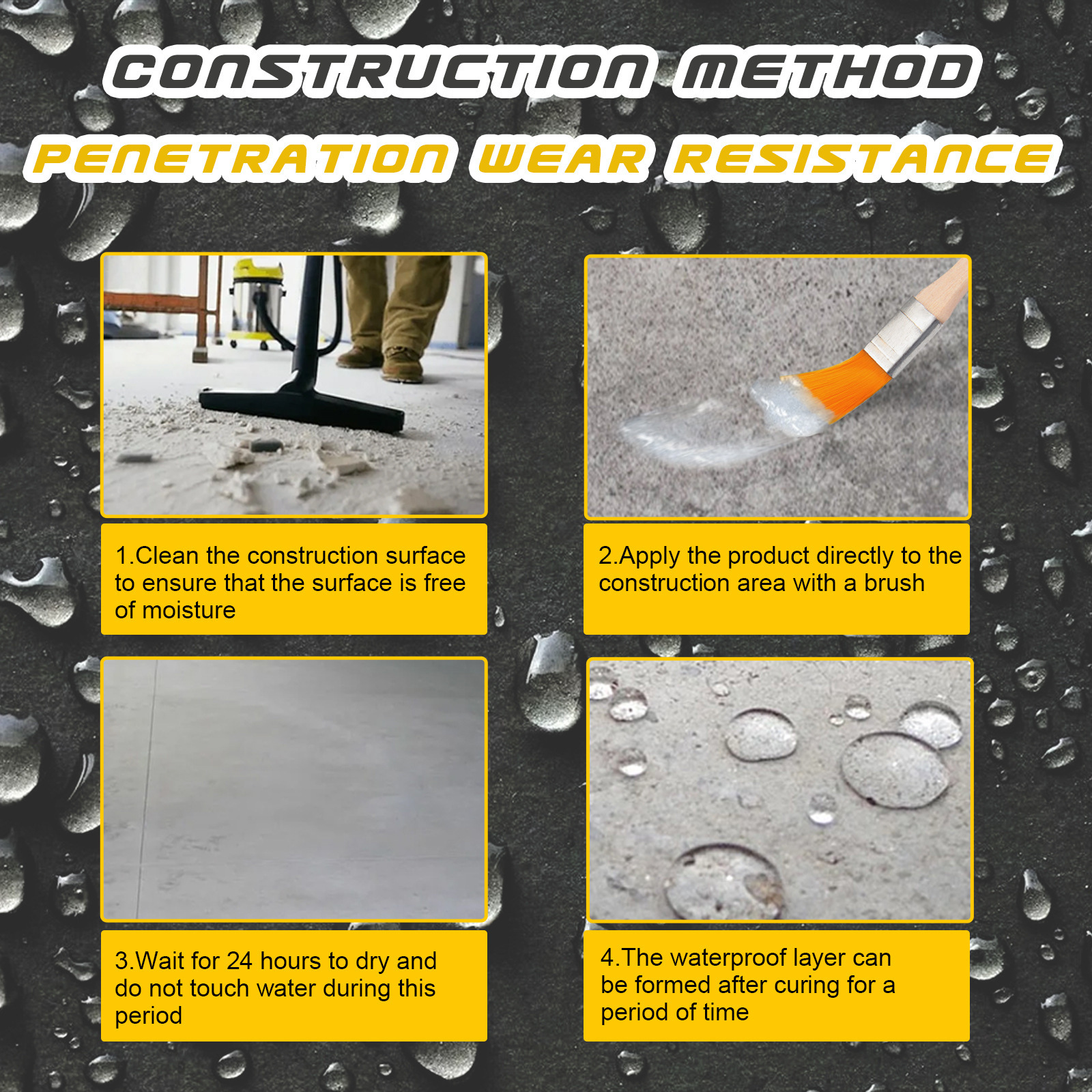 JAYSUING Transparent Waterproof Adhesive For Kitchen Exterior Walls And Household Interior Walls - Protective Waterproof Coating 3