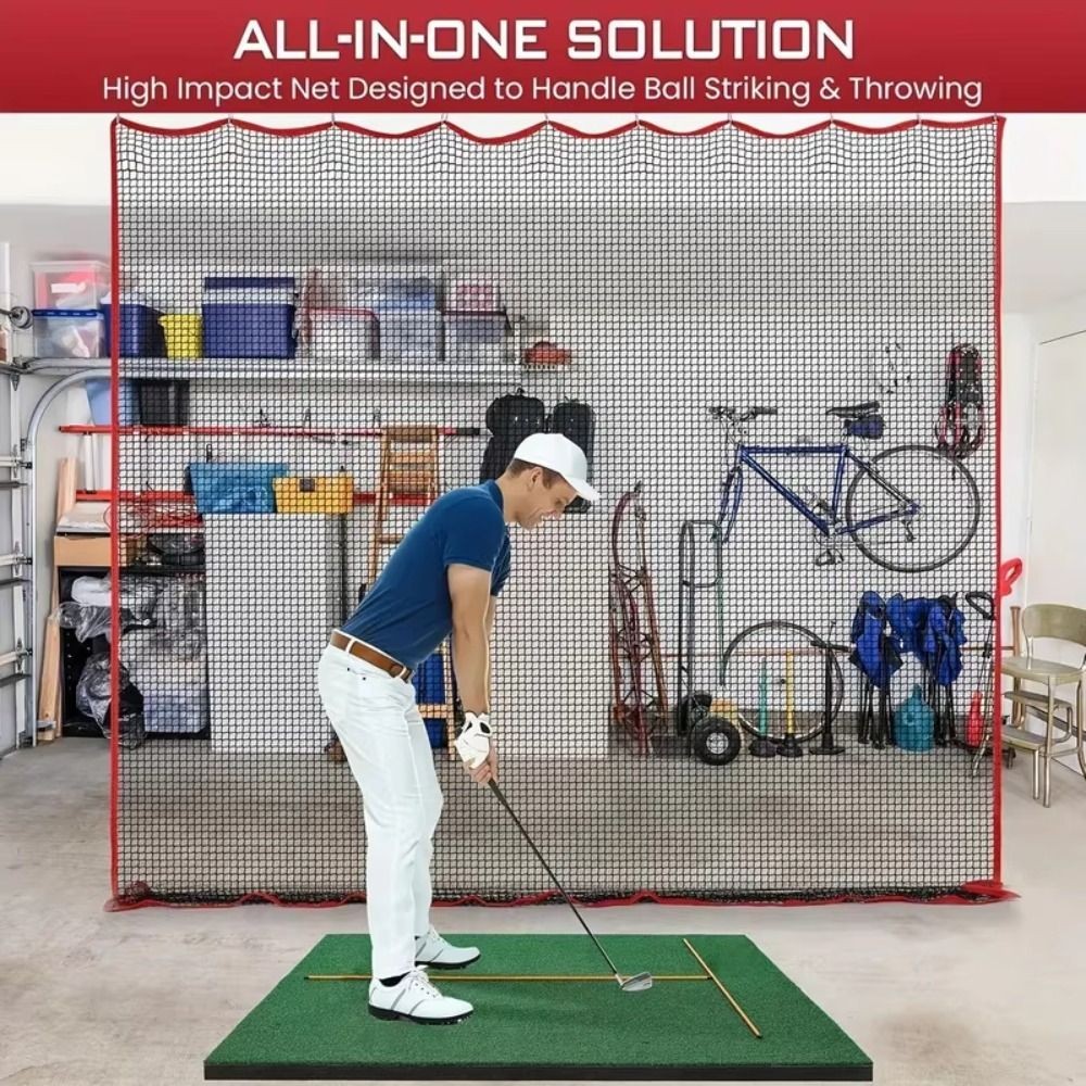 Golf Net 10x10 Foot Practice Sport High Impact Hitting Barrier — image 10