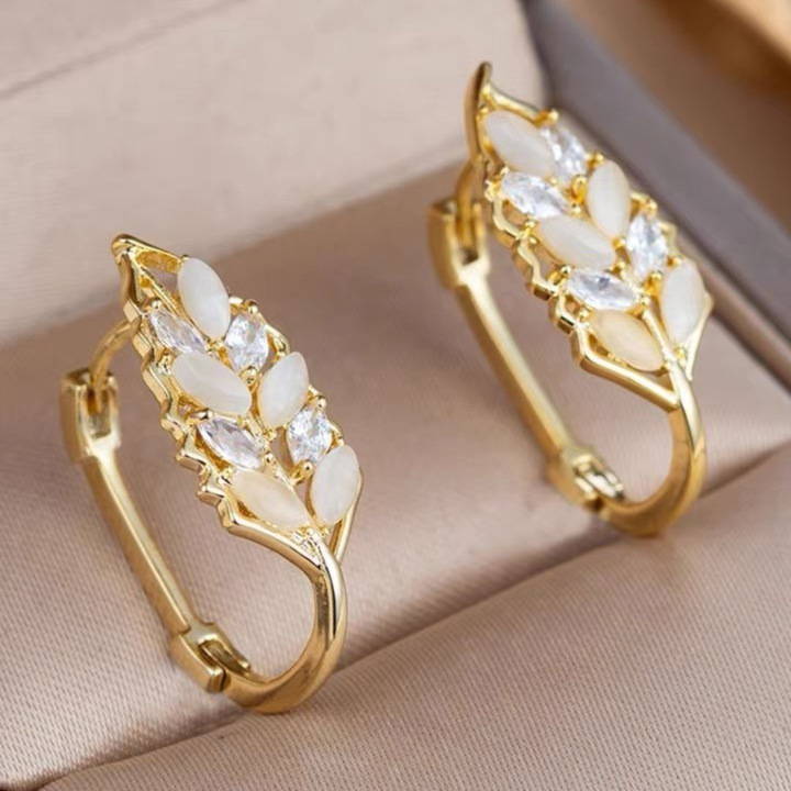 Europe And The United States New Earrings Fashion Temperament Simple Versatile Delicate Earrings Design Sense Senior Ear Buckle