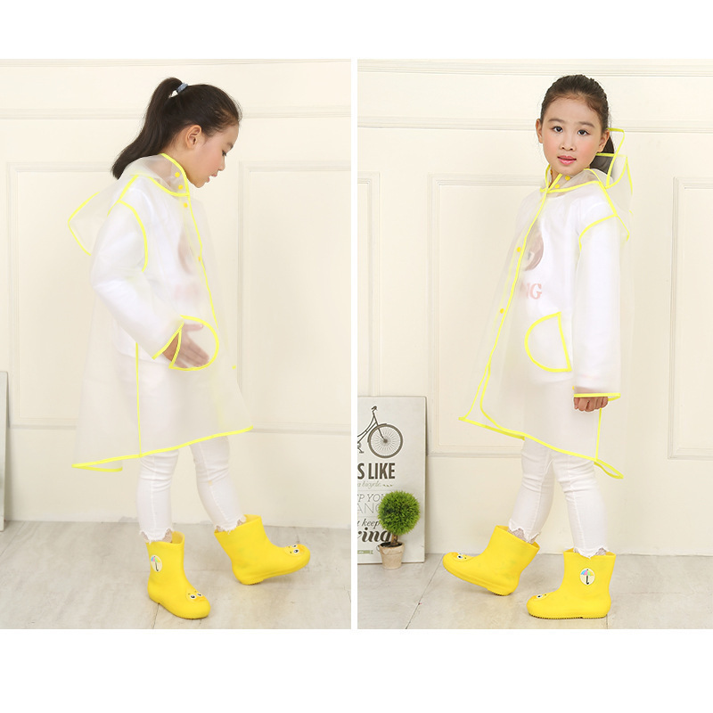 Children's Fashion Cartoon Student Rain Poncho