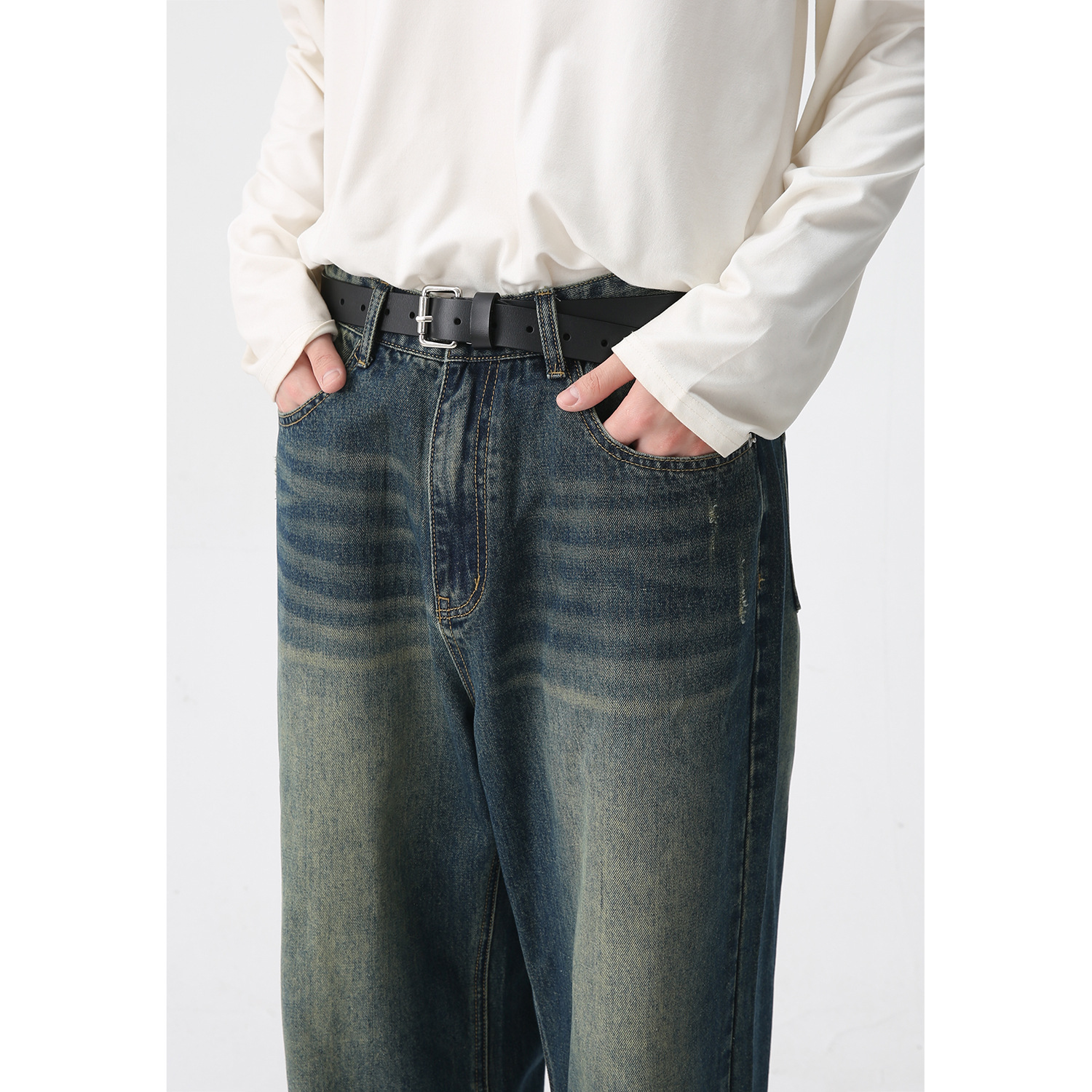 Title 4, Pantalon rétro homme Do The Old Cowboy Water Lo...