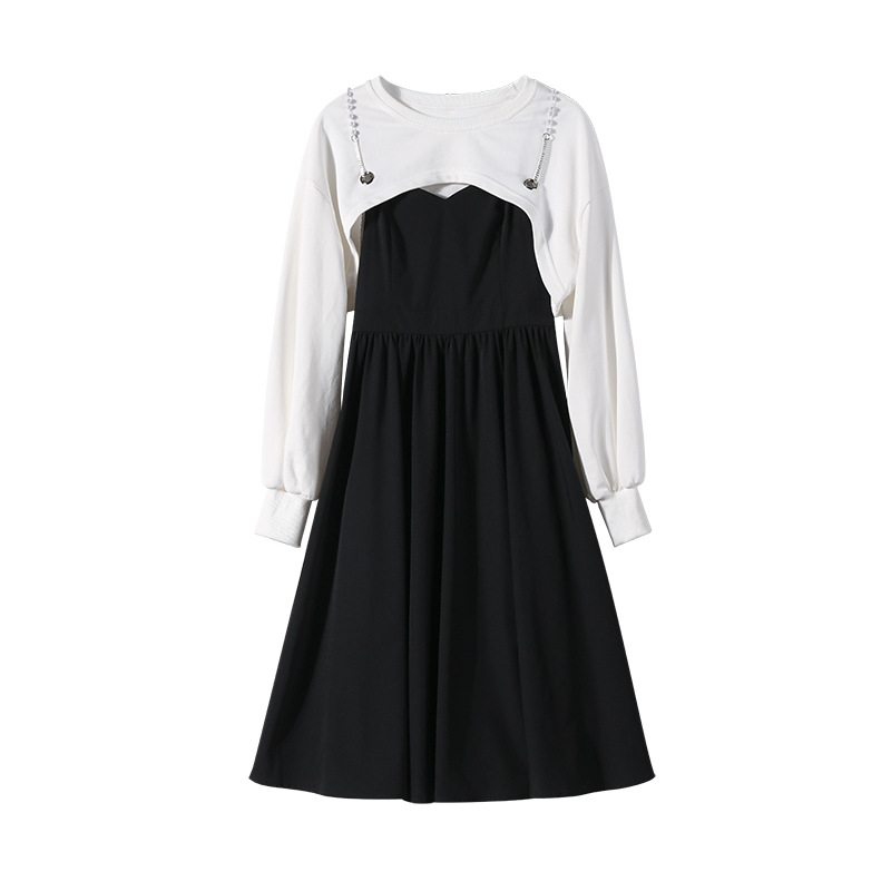 Pearl Chain Two-Piece Midi Dress, picture 4 of 7
