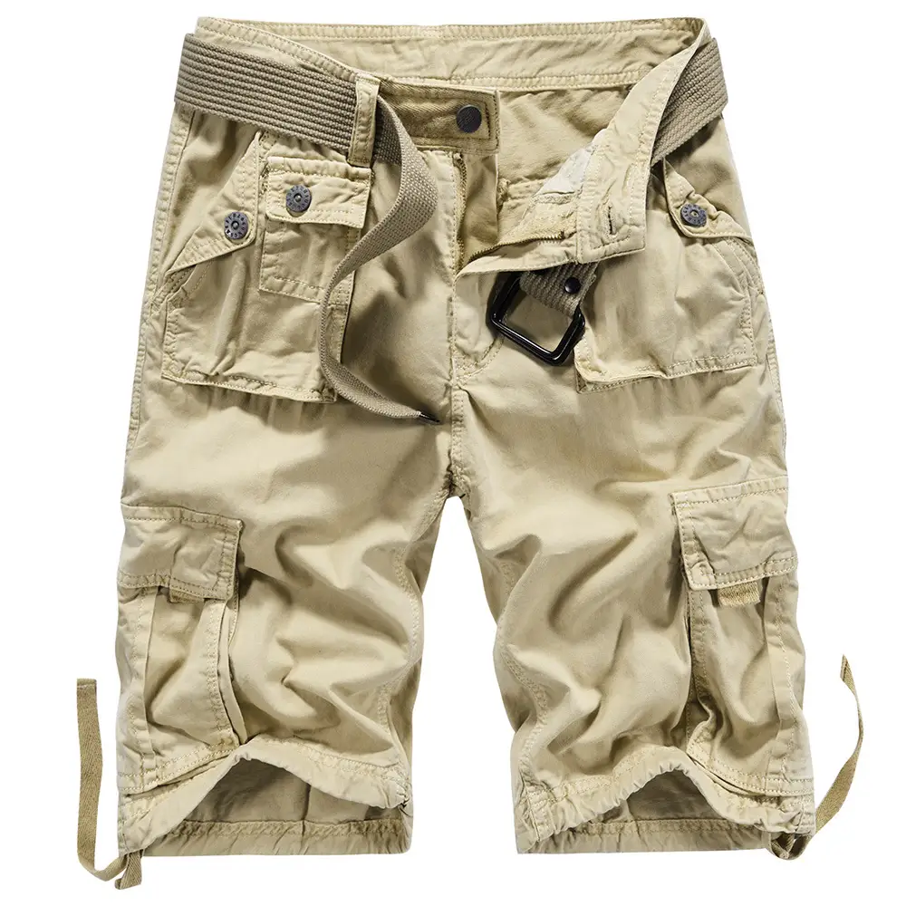 Loose Casual Capris With Multiple Pockets