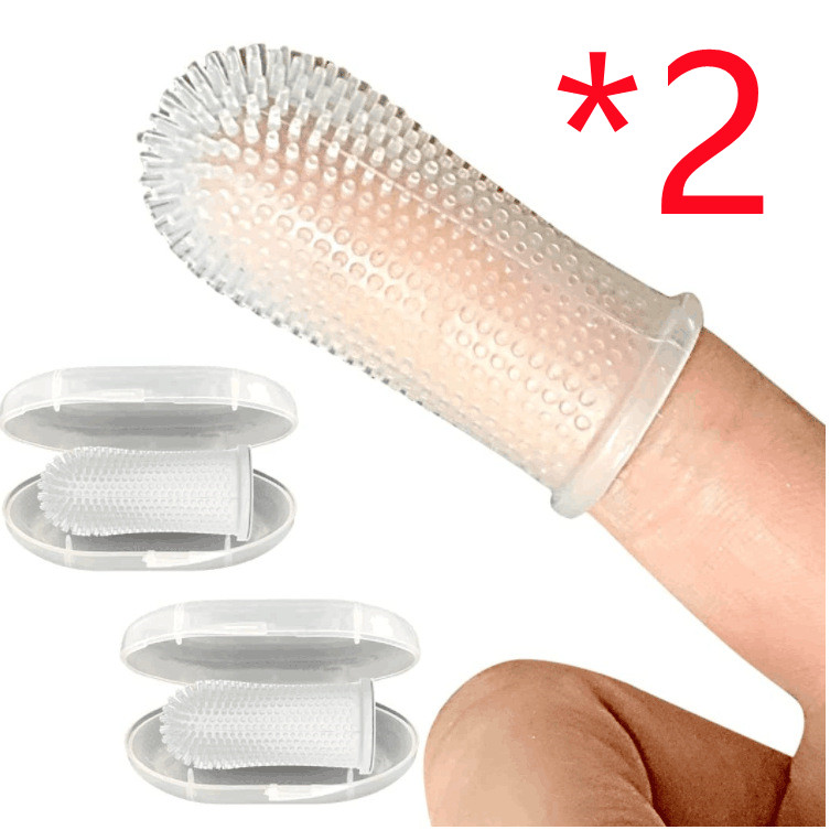Brosse à dents doigtier silicone chien chat — Hygiène dentaire 28