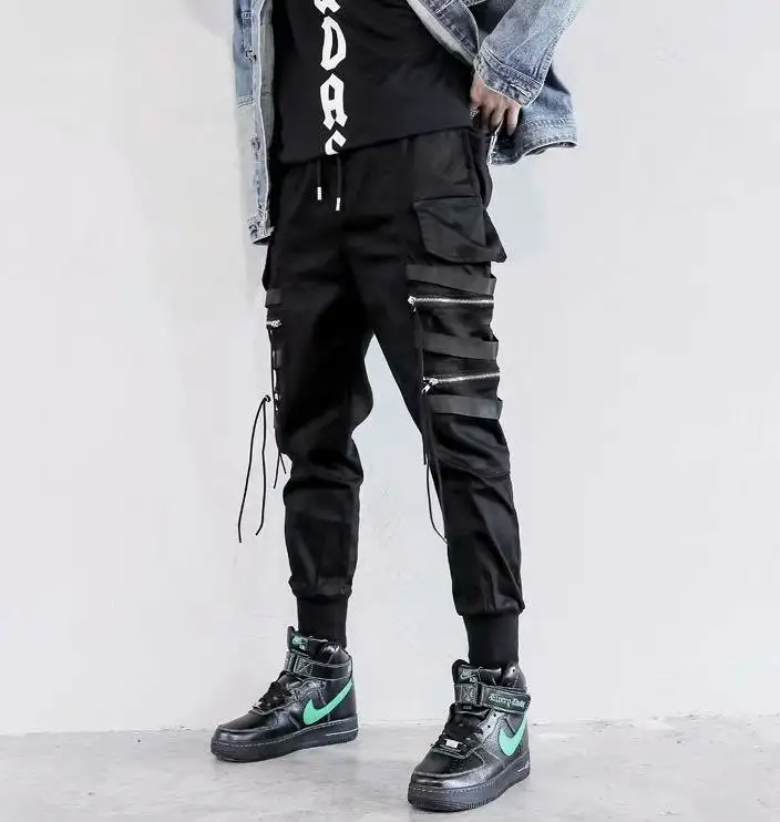 Men's Autumn And Winter Loose Multi-pocket Overalls