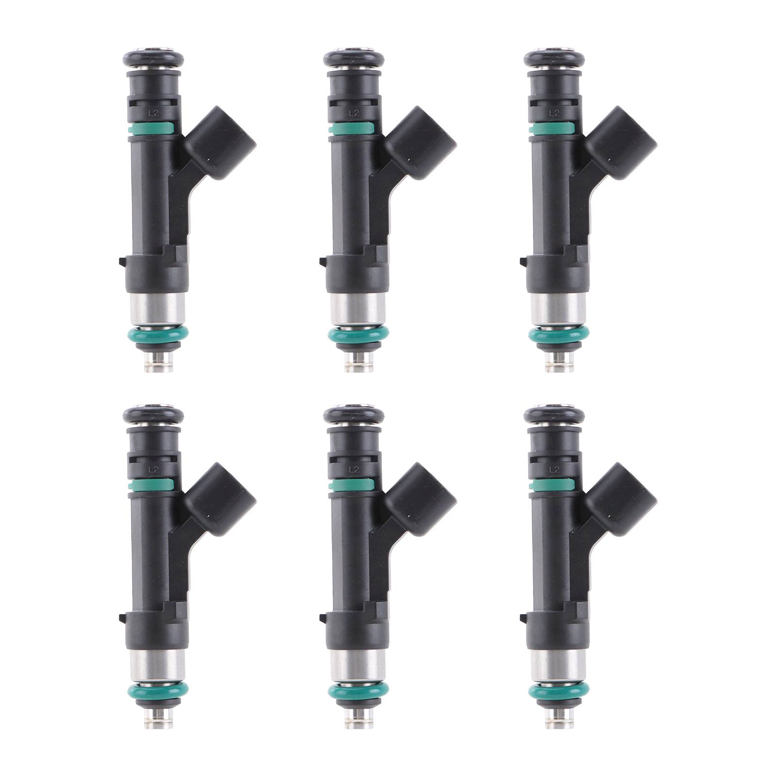 6x OEM 0280158119 Fuel Injector For Wrangler Chrysler 3.3L 3.8L