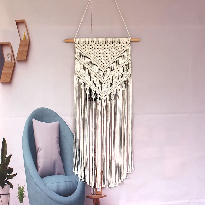 Hand-woven Wall Hanging Decorative Tapestry Wall Cloth Covering Hanging Cloth - I