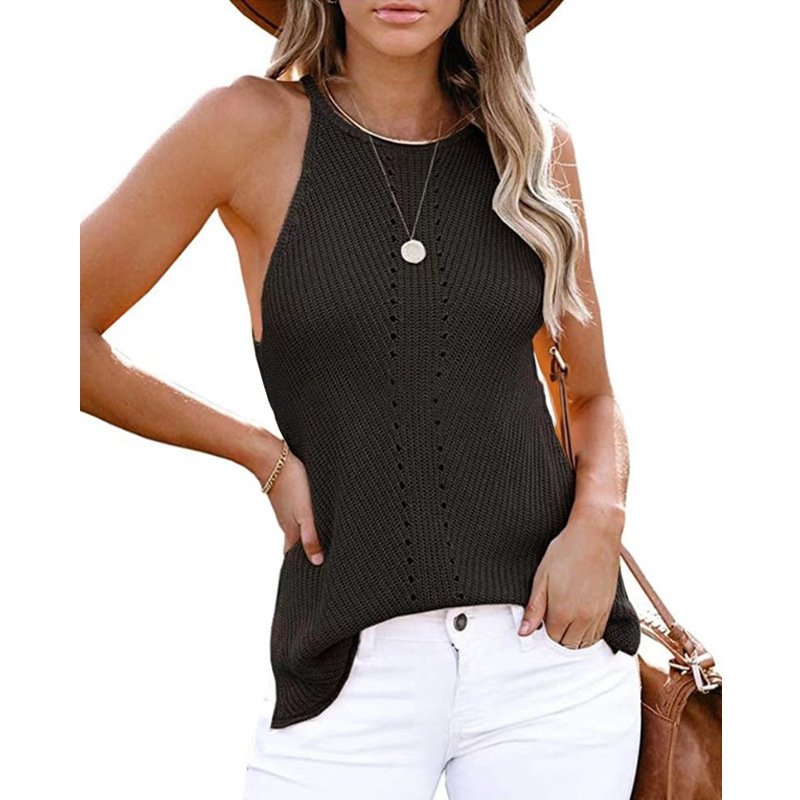 Title 12, European And American Loose Halter Small Vest K...