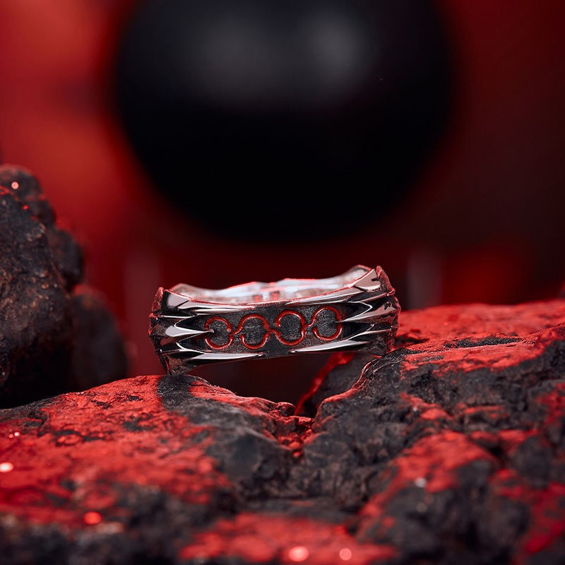 Cartoon Character Bronze Ring Art Retro