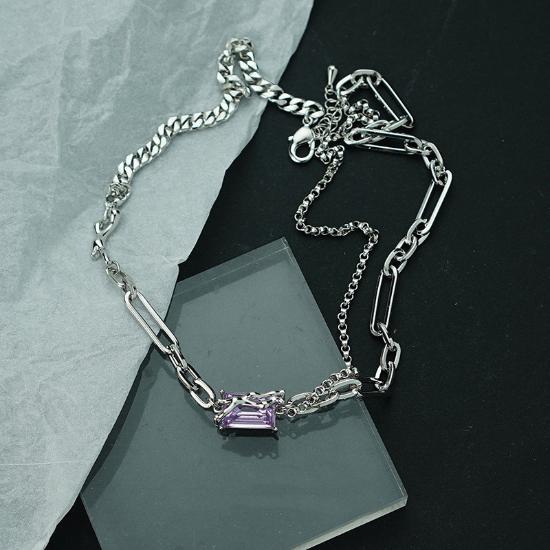 Women's Personality Double-layer Stitching Simple Fashion Necklace