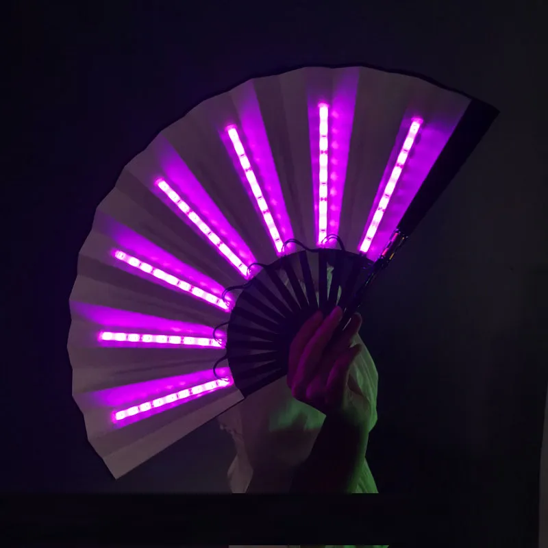 LED Luminous Fan Color Folding Fan – image 7