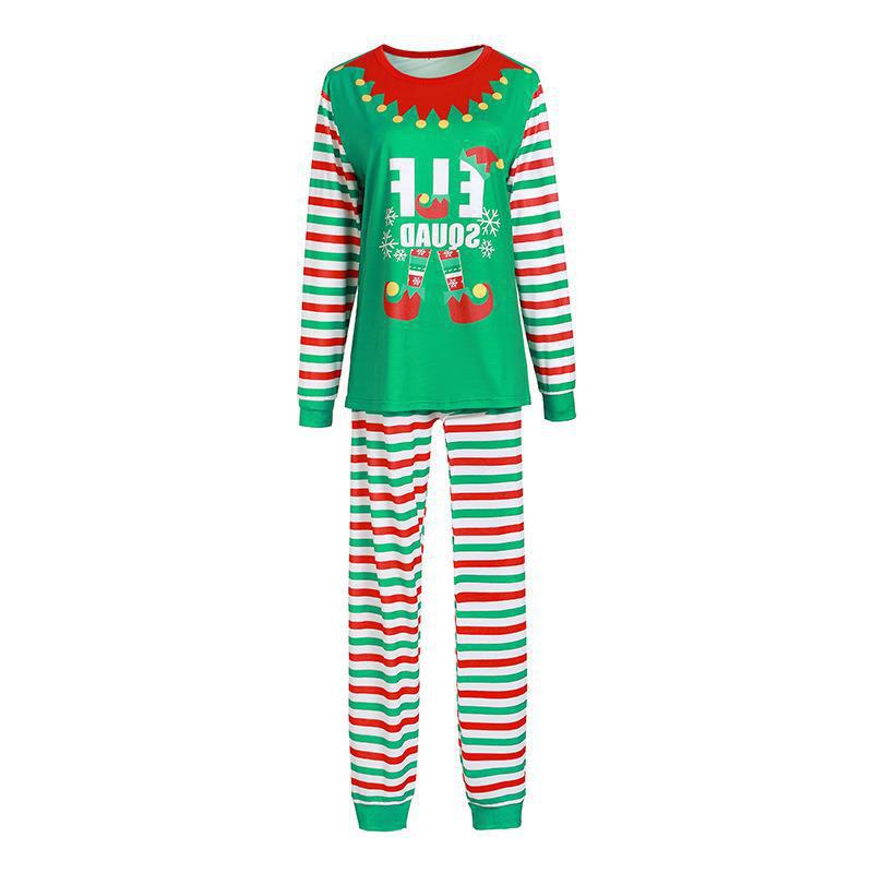 Title 2, Christmas Letter Print Parent-child Outfit