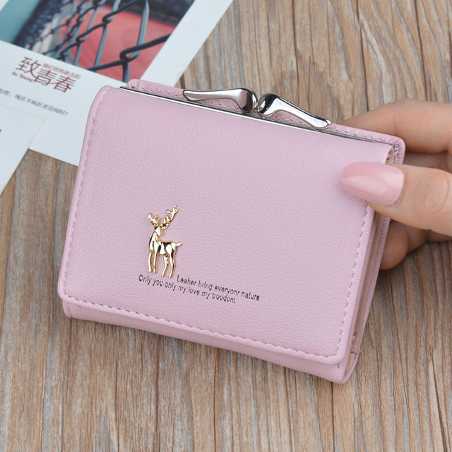 New Cartoon Leather Women Wallet Pocket Ladie Clutch Purs