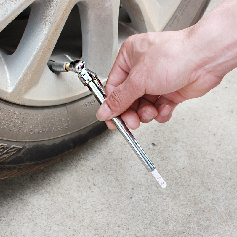 Car barometer tire pressure gauge (black)