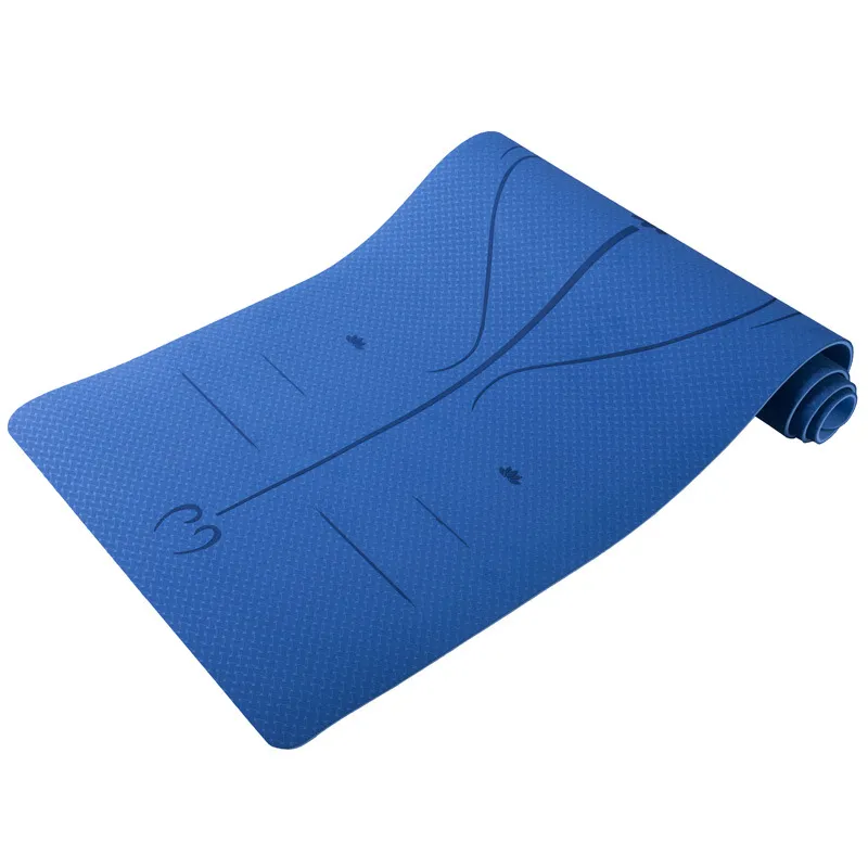 Fitness Pack Yoga backpack pillow waterproof Yoga pillow bag - Blue