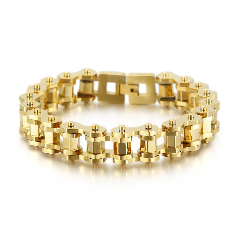 Men's Titanium Steel Diamond Bicycle Chain