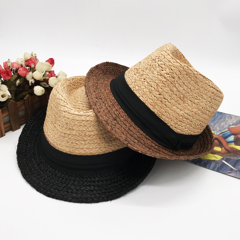 Korean Version Raffia Top Hat Beach Sunshade Sunscreen