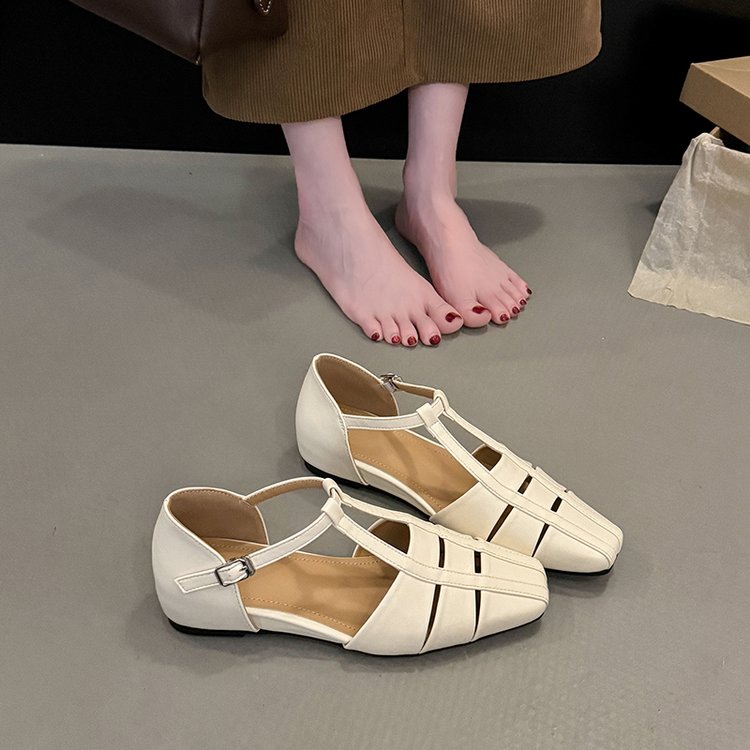 Woven One-Strap Sandals