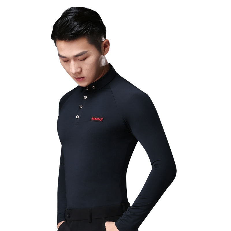 Latin Dance Top Men's Shirt Collar