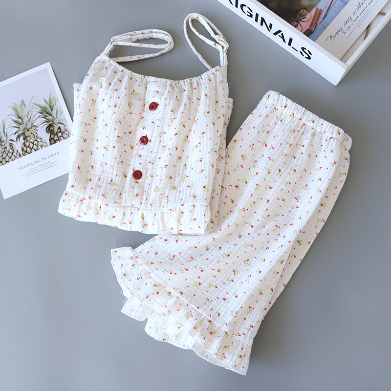 Title 5, Fashionable Cute Girl Suspender Nightdress Suit...