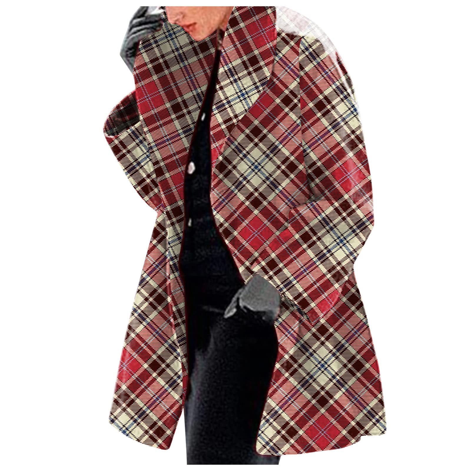 Ladies Fashion Woolen Printed Jacket Black - Shop at LoveMi