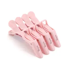 Hairdressing Alligator Clips Hair Cutting Tools Cut Barber Shop - Pink - View 1