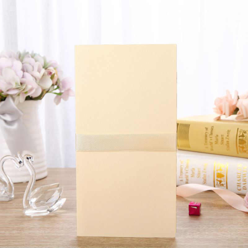 Chinese Style Vertical Ribbon Wedding Invitation Invitation — foto 2