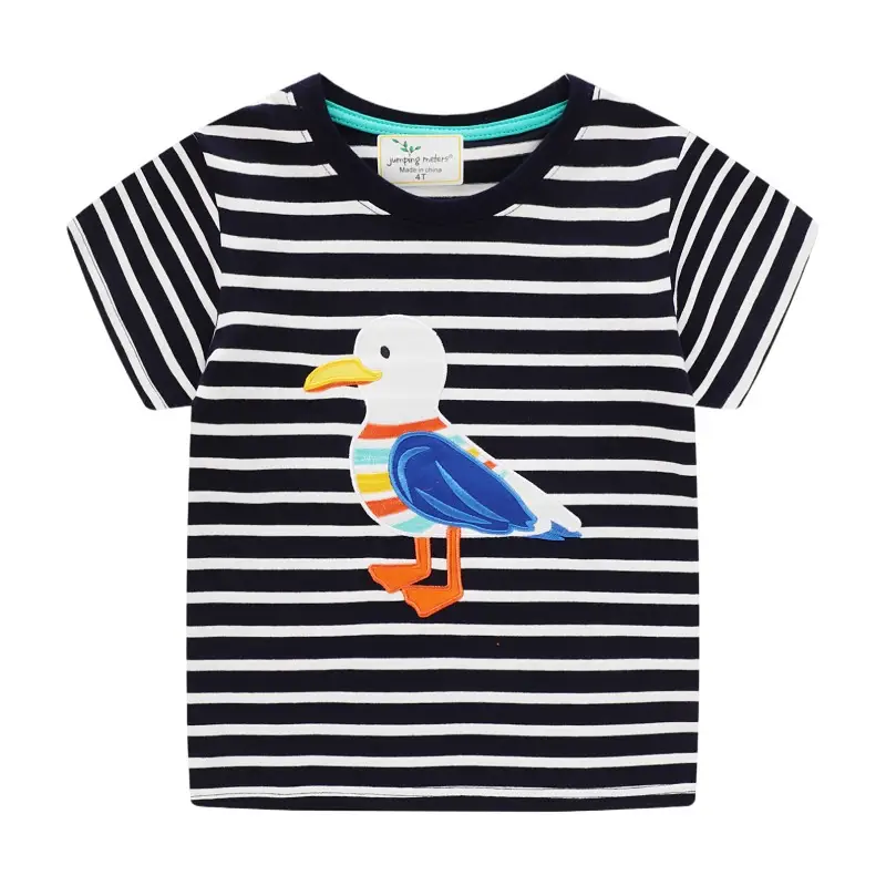 Boys Cotton Undershirt Cartoon Short Sleeve T-Shirt