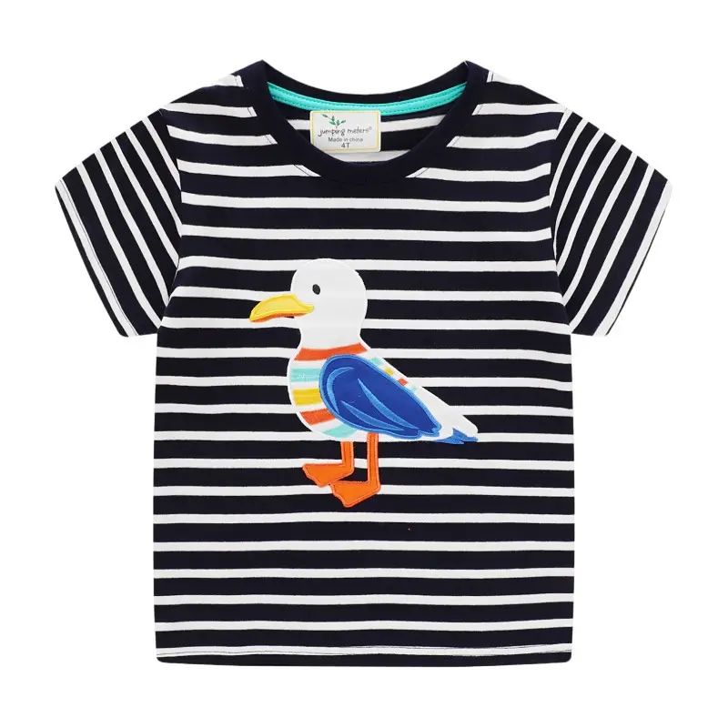 Boys Cotton Undershirt Cartoon Short Sleeve T-Shirt