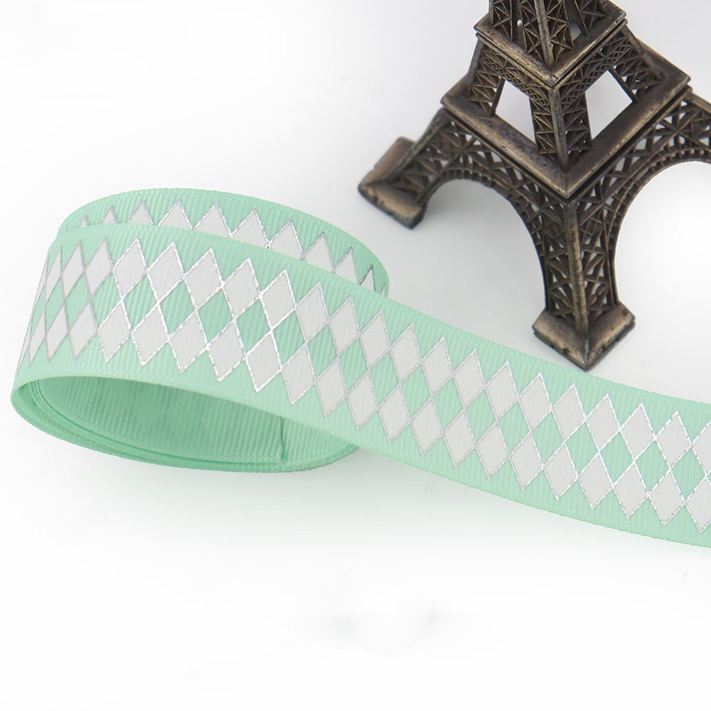 25mm Bronzing Geometric Rib Ribbon — foto 13