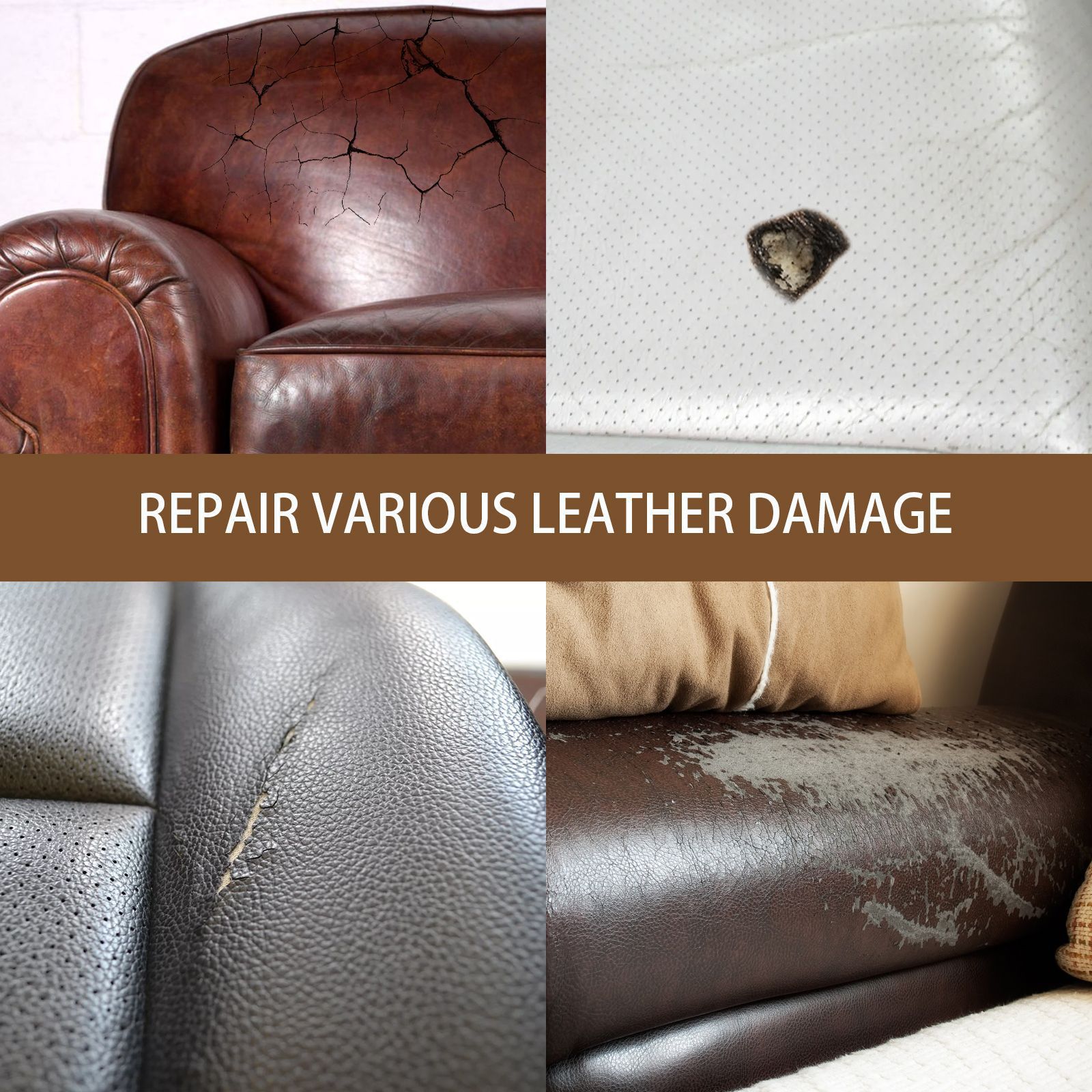 Jaysuing Leather Color Restoration Paste, Leather Coat And Shoe Dye, Car Leather Seat Leather Refurbishment And Color Restoration 7
