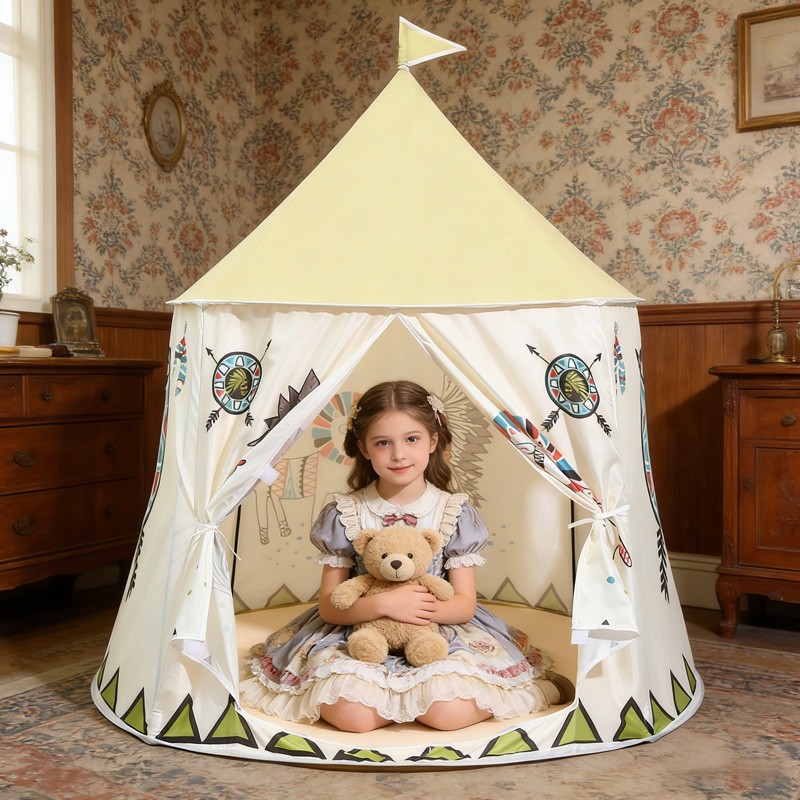 Children Kids Baby Foldable Play Tent Portable Girls Boys Playhouse Indoor — image 2
