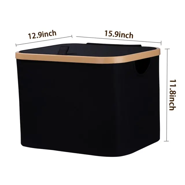 Available In Three Colors, With Or Without Lids, Perfect For Organizing Your Home And Keeping It Tidy Black - Shop at LoveMi