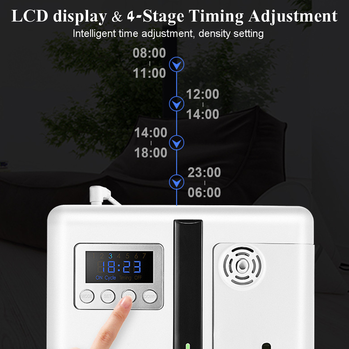 Title 14, Automatic Flavoring Scent Machine 160ml Timer F...