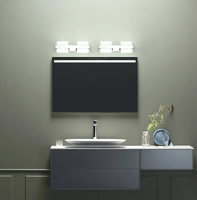 Stainless Steel Moistureproof Mirror Front Lamp