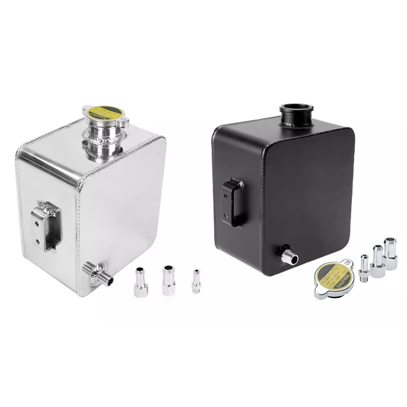 Universal 2L Aluminium Alloy Water Coolant Header Overflow Expansion Tank Can — image 4