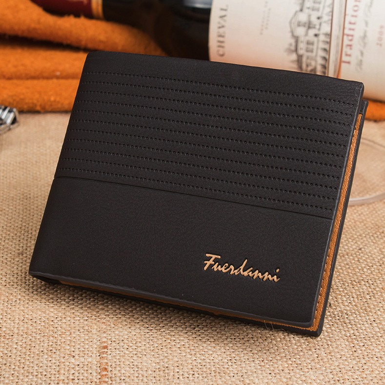 Men's Bifold Leather Credit ID Card Holder Wallet Billfold Purse Clutch Billfold — foto 4