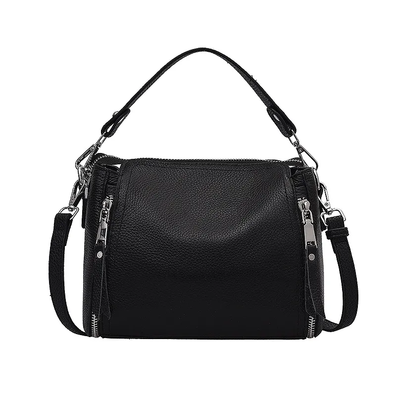 Fashion Simple Shoulder Bag Handbag - Black
