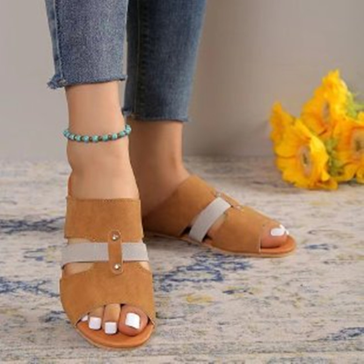 New Fish Mouth Sandals With Belt Buckle Design Summer Beach Shoes For Women Fash - Picture 5 of 6