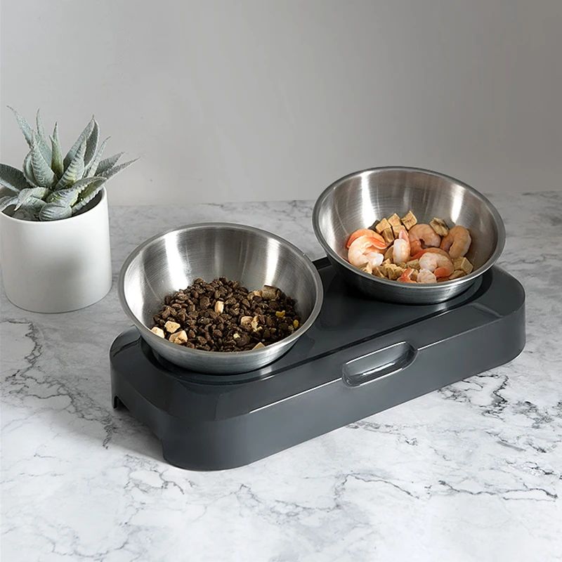 Title 6, Easy to Clean Stainless Steel Cat & Dog Bowls w...