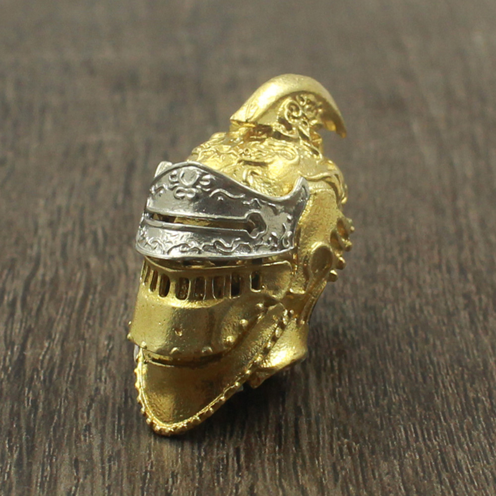 Ancient Roman Helmet Knife Pendant Pure Copper Pendant Brass With Cupronickel Cap - Shop at LoveMi