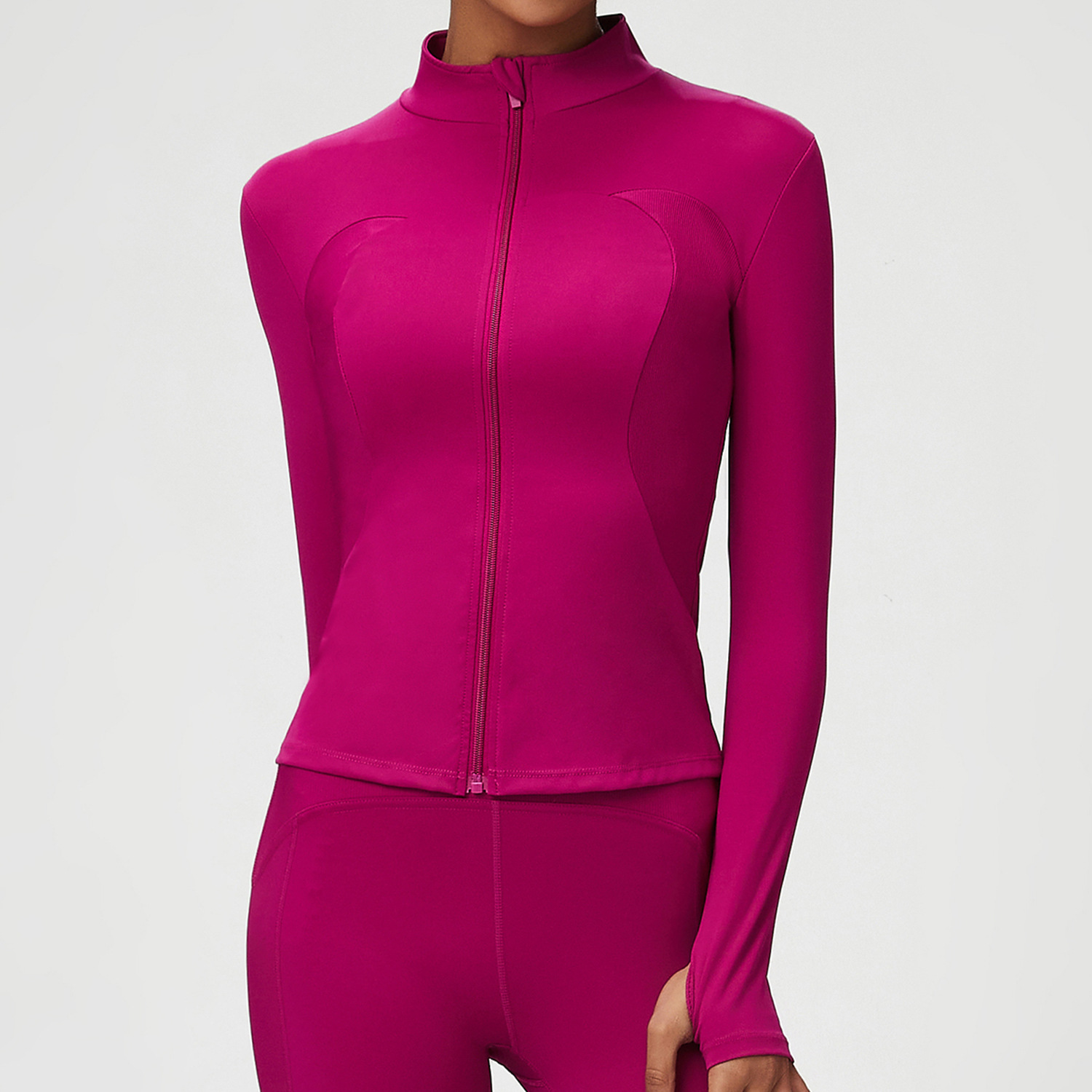 Title 2, Autumn And Winter Lycra Yoga Clothes Coat