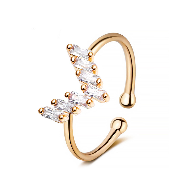 Amazon Cross-border Jewelry Simple Zircon