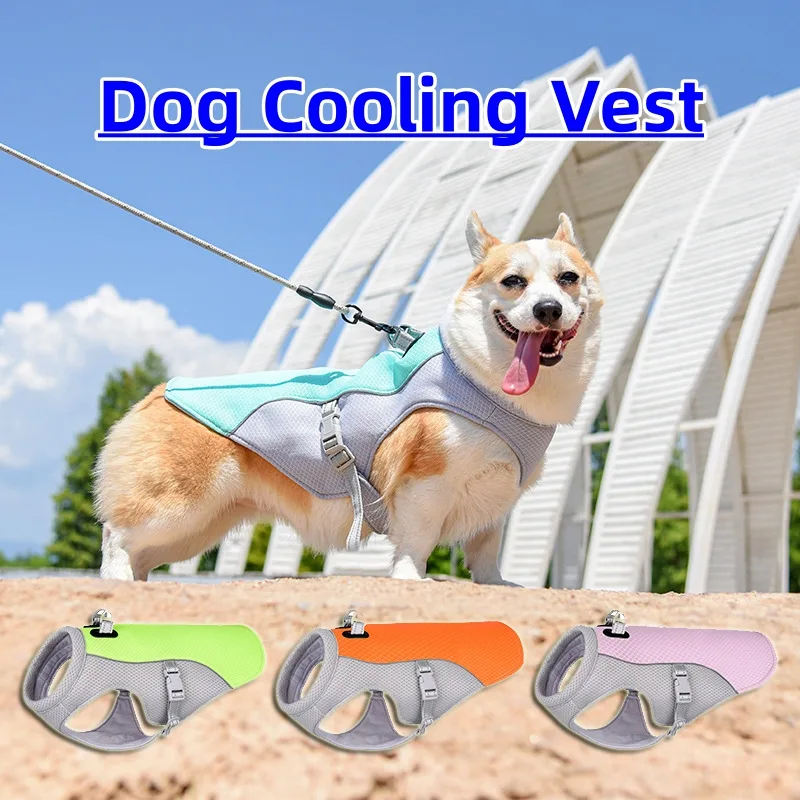 Summer Pet Dog Cooling Vest Heat Resistant Cool Dogs